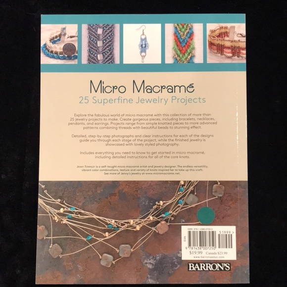 Brand new Barnes & Noble Micro Macrame Book - Picture 2 of 10
